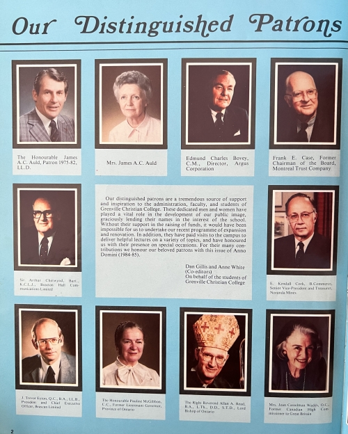 Our Board of Patrons was a 